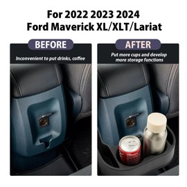 for 2022 2023 2024 2025 Maverick Accessories Cup Holder Expander Insert Organizer Water Bottle Expander Drink Holders 2024 2025 Maverick Seat Rear Cup Holder