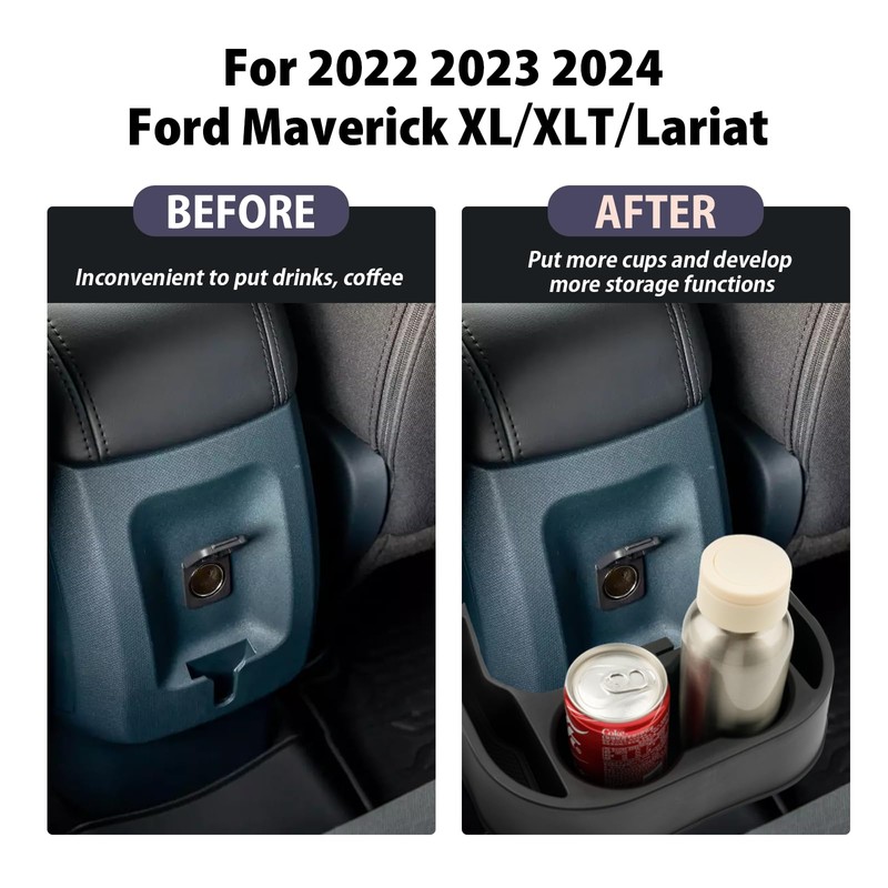 for 2022 2023 2024 2025 Maverick Accessories Cup Holder Expander