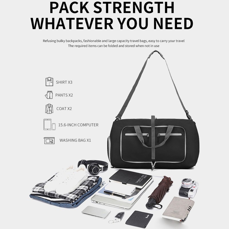 Gym Bag with Shoe Compartment Carry On Luggage Travel Bag