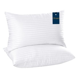 Bed Pillows for Sleeping, Cotton Breathable Cover, Hotel Collection, King Set of 2, Cooling Hotel Quality, Down Alternative for Side and Back Sleepers, Super Soft, Fluffy Pillows for Bed, 20" x 36"