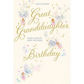 to a Special Great Granddaughter Birthday Card ~ with Lots of Love