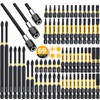 Magnetic Impact Rated Nut Driver with Screw Drill Bit Set,