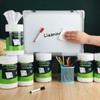 Threlaco 12 Pack Dry Erase Wipes 1200 Pcs Whiteboard Cleaning