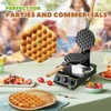 Luzrise 1400W Bubble Waffle Maker Non-stick Electric Waffle Iron Machine