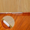 Jetec Plastic Head Double Pins Bed Skirt Holding Pins White