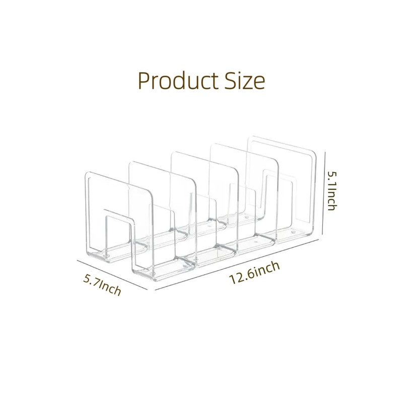 NUOLUTH Clear Acrylic Kids Shoe Rack for Closet Organizers and