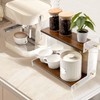 SNAIL GARDEN Acrylic & Wood Coffee Station Organizer with Raised