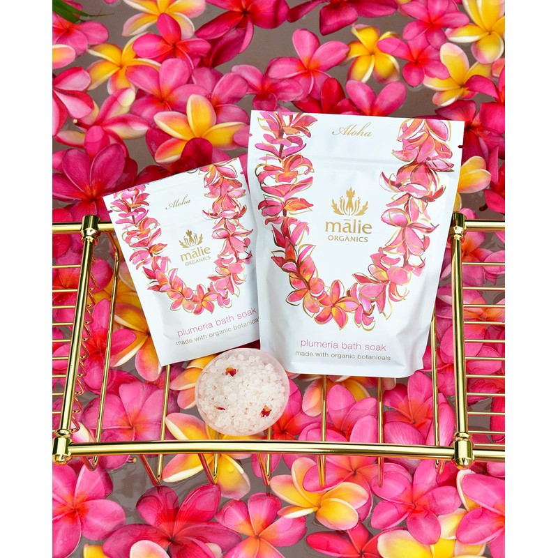 Malie Organics Plumeria Bath Salt, 2.0 oz (57 g)