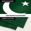 G128 Combo Pack: 6 Ft Spinning Flagpole (Black) & Pakistan