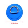 6 Pieces D Rings Patch for PVC Inflatable Boat Canoe