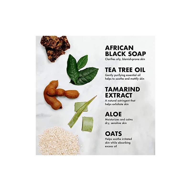 Shea Moisture African Black Soap Bar 8.0 Once. Pack of