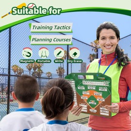 Magnetic Baseball Lineup Board，Baseball Lineup Cards Baseball Lineup Board for Dugout Baseball Clipboard for Coaches Softball Lineup Cards Marker Boards Baseball Coaching Accessories (Brown)