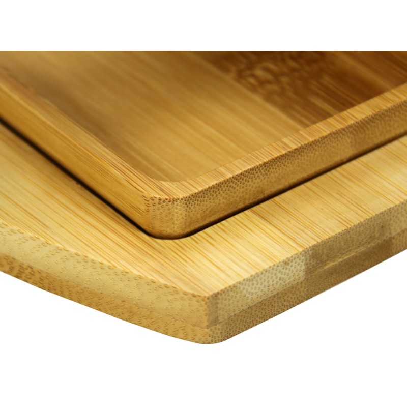 Bamboo Clip on Cup Holder Hanging Shelf, Small Bedside Table