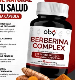Suplemento Alimenticio Berberina Complex 60 Cápsulas