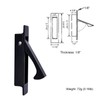 Dontay 5 Pack Pocket Door Pull Handle, Edge Pull, Professional