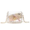 Clear Crossbody Purse Bag for Women Stadium Approved with Studded
