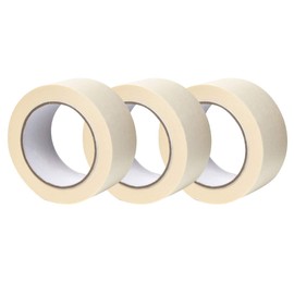 GTSE Masking Tape, 2 inches x 55 Yards (164 ft), Multi-Surface Adhesive Painting Tape, 3 Rolls