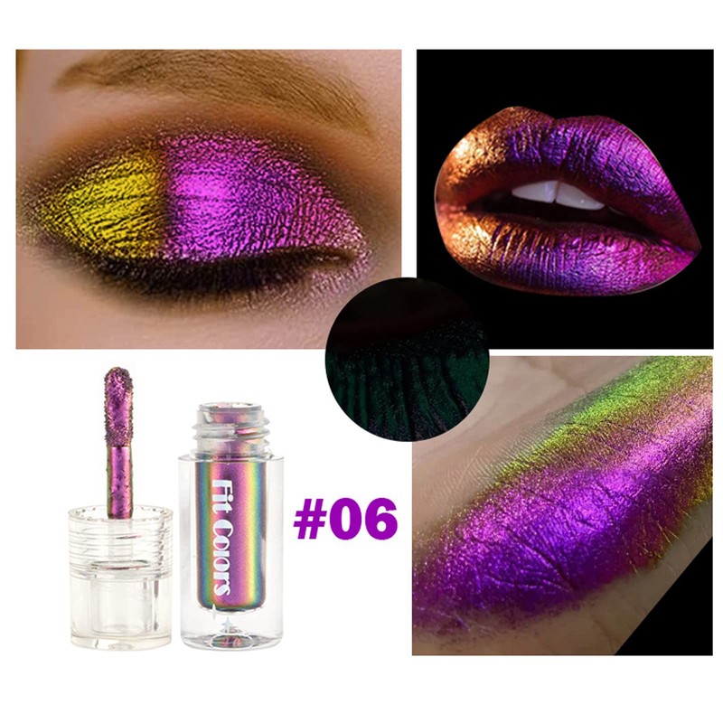 Domality Chameleon Eyeshadow Liquid Set, 3 Pieces, Intensive Colour Shift,