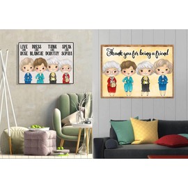 Bestact Diamond Painting Kits,Diamond Art Kit for Adults Full Round Drill,Paint with Diamond for Gift,Wall Decor