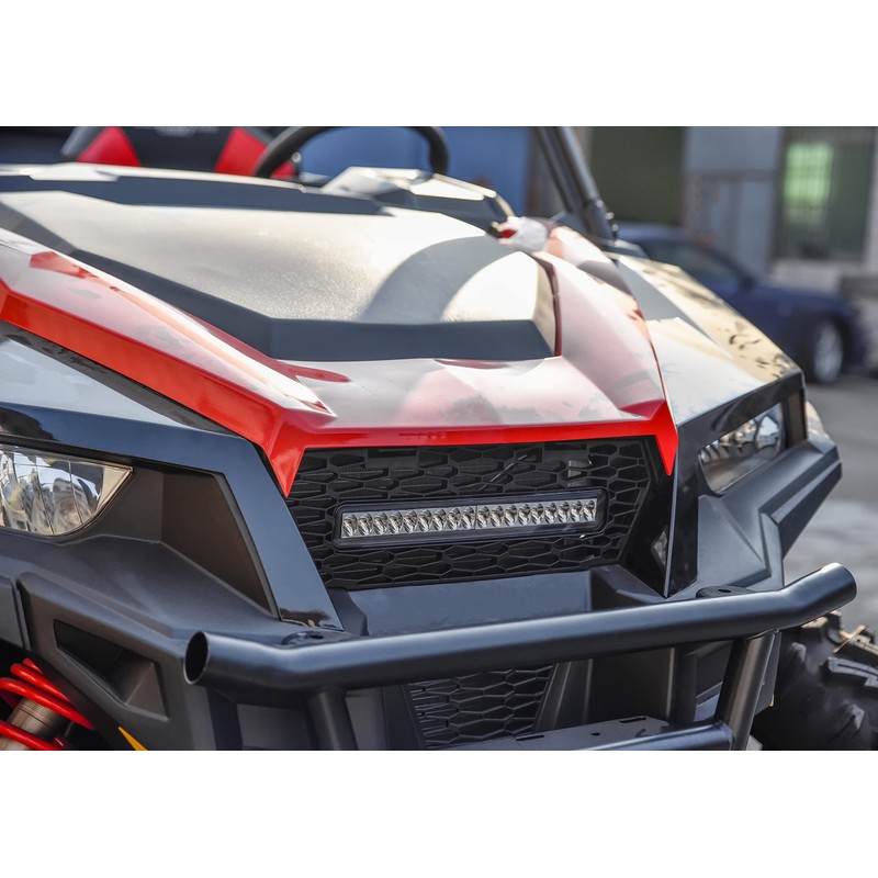 SAUTVS Mesh Grille with LED Spotlight for Polaris General 1000/