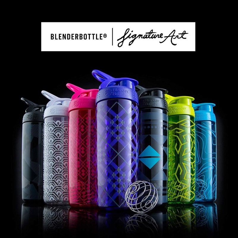 BlenderBottle Signature sleek shaker, egg white shaker, water bottle, protein