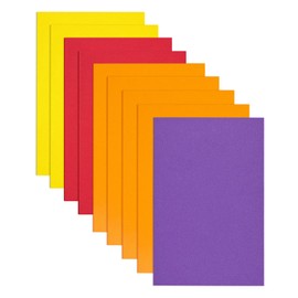 Jtnohx Eva Foam Sheets, 17.78×28.7cm, 9 Pcs Thin Craft Foam for Arts and Crafts, Thanksgiving Colour Series