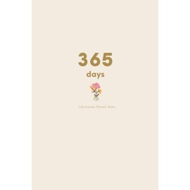 365 Days Journal: 2023 Daily Planner, White Fabric Cover, 365 Pages, Adults