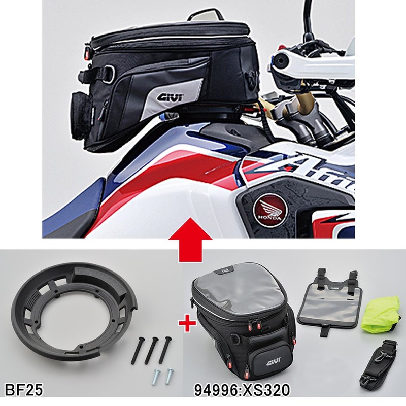 GIVI Tank Back for Motorcycles, Tank Lock Attachment