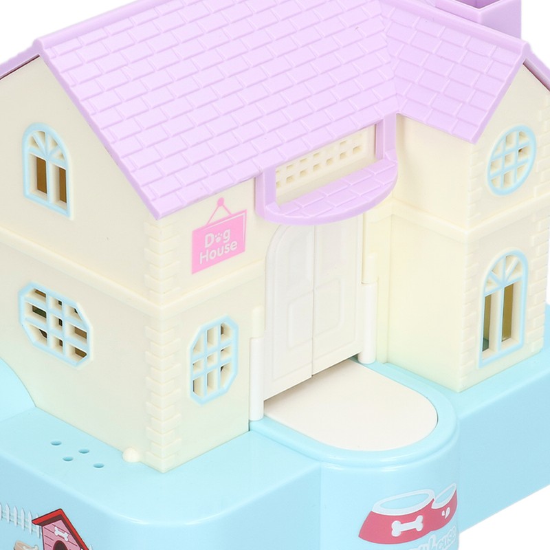 Doghouse Money Saving Box Automatic Coin Swallowing with Light Music