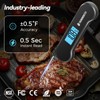 0.5 Sec Instant Read Meat Thermometer Digital with ±0.5℉ Precision,