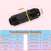 Cable Connector, Waterproof Earth Cable Connector with Screw Terminals, IP68