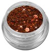 Glamour Mix Glitter Powder Red Orange Nail Art