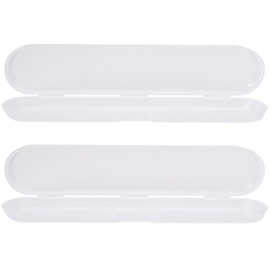 POPETPOP Schutzhülle für Thermometer, 2 Stück, 5. 71 x 1, 18 x 0, 59 Zoll, für Digital-Thermometer, transparent, Kunststoffbox