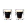 Leopold Vienna Double Walled Glass Espresso, 6.4 x 6.4 x