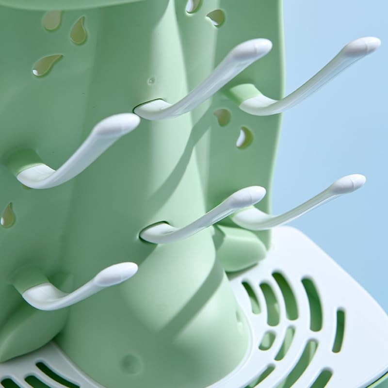 PandaEar Baby Bottle Drying Rack, Countertop Vertical Rack Detachable Travel
