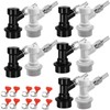 5 Pairs Ball Lock Keg Quick Disconnect, 5/16” & 1/4”