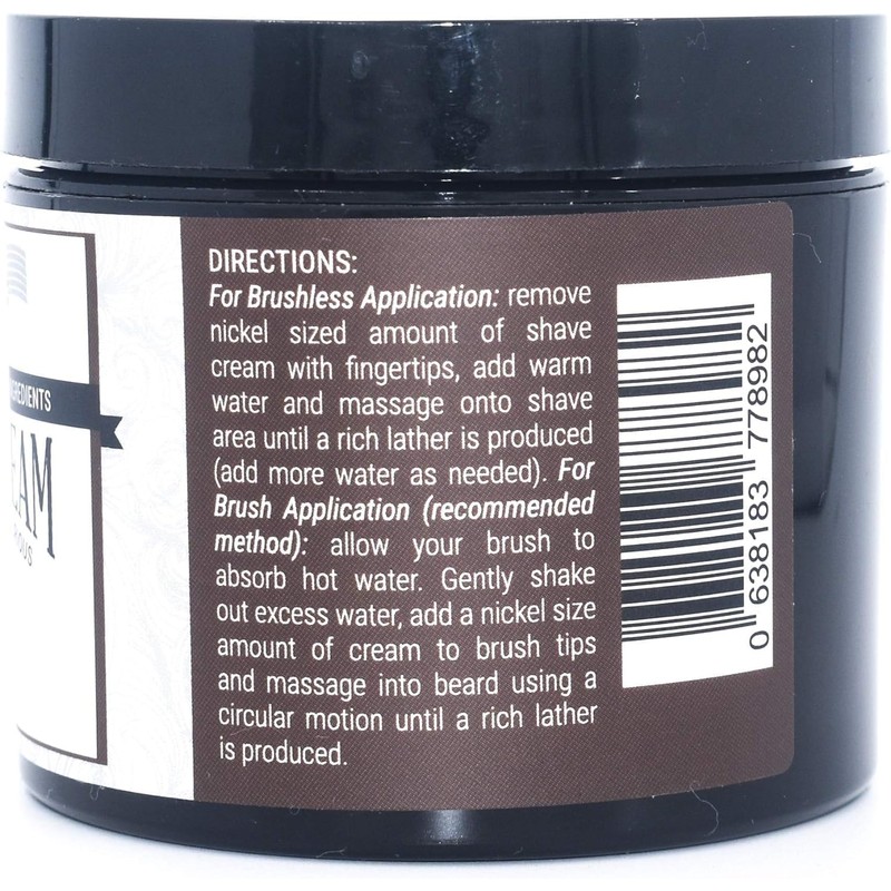 Taconic Shave, All Natural Shave Cream – Highly-Concentrated, Shaving Cream