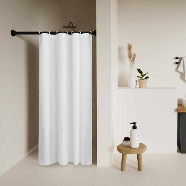 Mrs Awesome 36x72 Sustainable Shower Curtain Liner, Recycled Polyester Material,