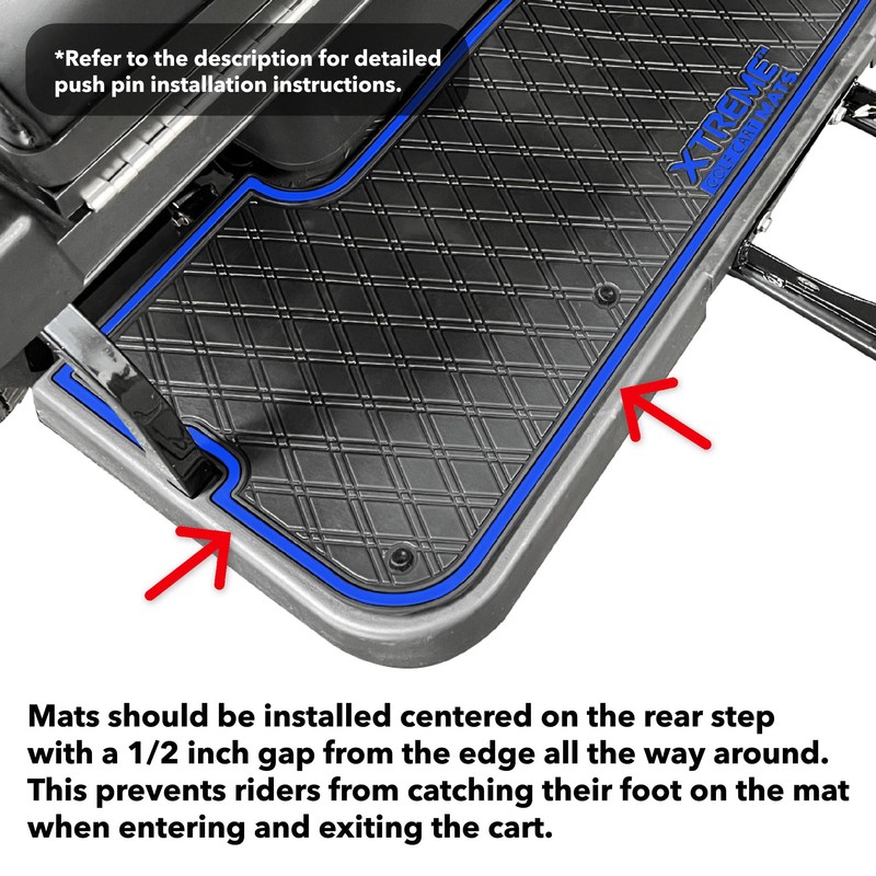 Xtreme MATS Evolution Compatible Rear Facing Foot Rests Mat for