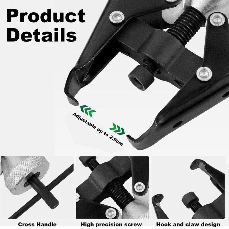 Jortmrd 3 Wiper Arm Puller, Adjustable and Adjustable, Windscreen Wiper