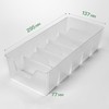 KONZEPT Spice Organiser for Cupboard, Stackable Spice Storage, Plastic Spice