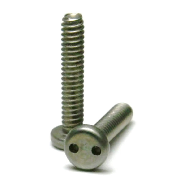 #6-32 x 1/2" Spanner Security Pan Head Tamper Resistant Machine