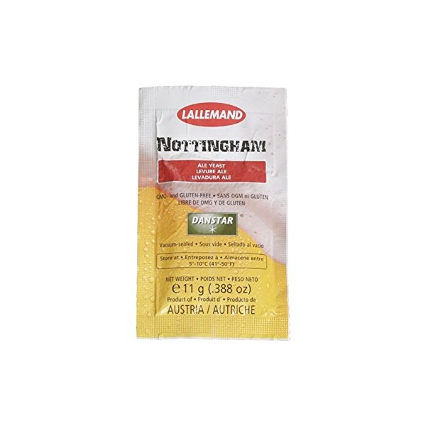 Lallemand - 42197-MB Dry Yeast - Nottingham Ale (11 g) (Pack of 5)