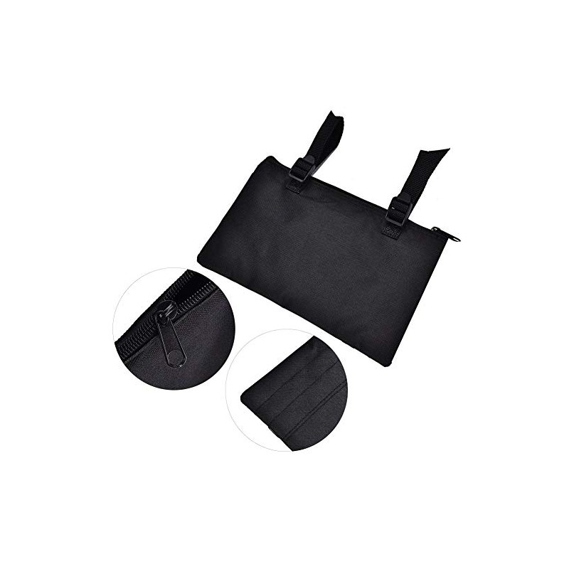 Broco Waterproof Mobility Scooter Armrest Bag Durable Wheelchair Shopping Travel