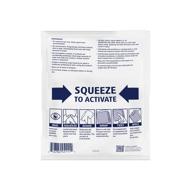 Dynarex Cold Pack 4 x 5, 24 count