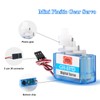 DIYmall 4PCS Super Light 3.7g Micro Servo GH-S37D 0.8kg/cm Coreless