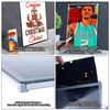 Custom LED Menu Poster Frame, Ultra-Thin Black / Silver Backlit
