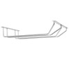 Stainless Steel Double Row Wine Glass Stemware Rack Hanging Stemware