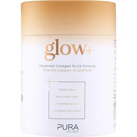Pura Collagen Glow+ Unflavoured Bovine Collagen Peptide Powder - 284g / 28 Servings