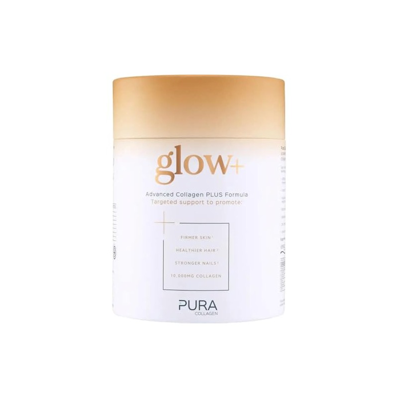 Pura Collagen Glow+ Unflavoured Bovine Collagen Peptide Powder - 284g